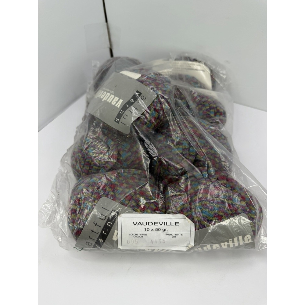 Artful Yarns Vaudeville 100% Merino Wool Cabled Stranded Yarn Lot Of 10